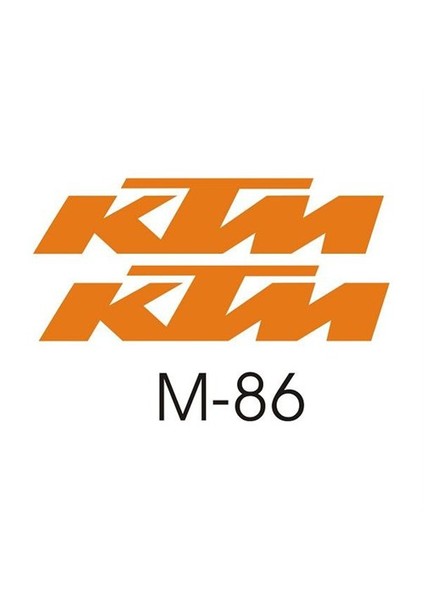 Sticker Master Ktm Depo Üstü Sticker Oto Motor Pc Etiket