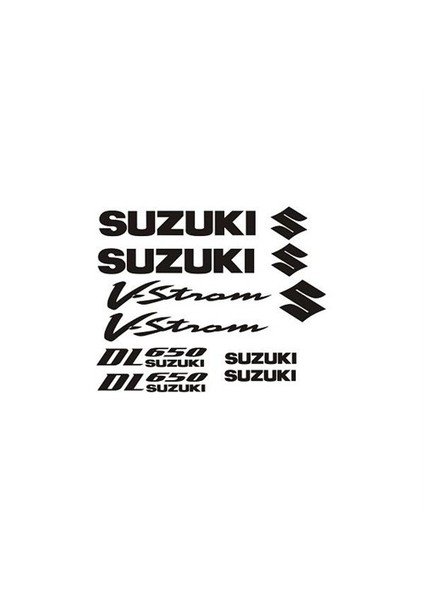 Sticker Master Suzuki V-Strom Dl 650 Sticker Set Oto Motor Pc Etiket