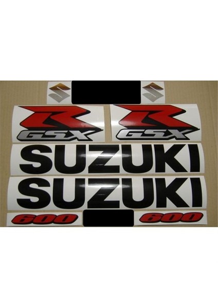 Sticker Master Suzuki Gsxr 600 Sticker Set Oto Motor Pc Etiket