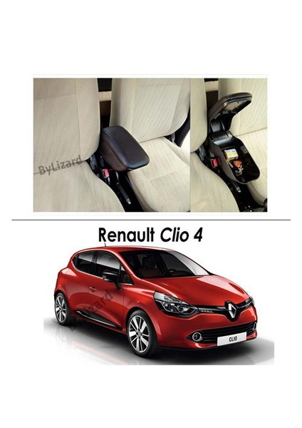 Bylizard Renault Clio 4 Kol Dayama Kolçak Siyah - Araca Özel