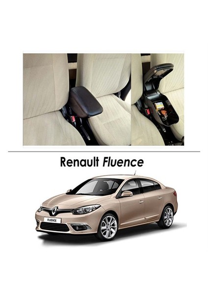 Bylizard Renault Fluence Kol Dayama Kolçak Siyah - Araca Özel