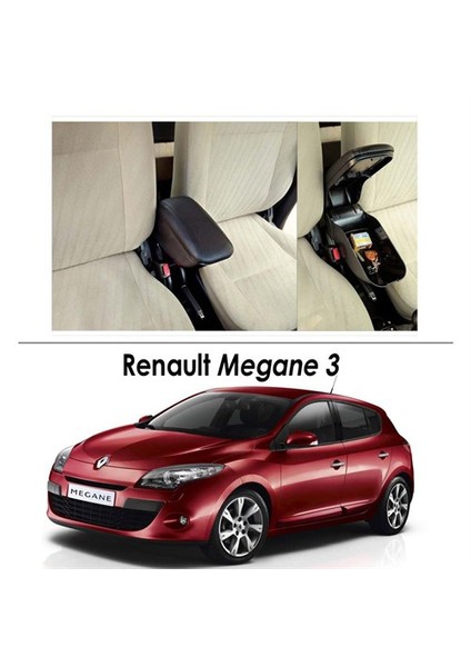 Bylizard Renault Megane 3 Kol Dayama Kolçak Siyah - Araca Özel