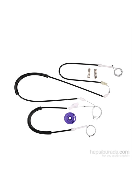 VW Golf MK3 1991-1998 5-Kapı Vento Jetta 1992-1999 İçin Elektrikli Ön Sol Kapı Cam Kriko Tamir Seti