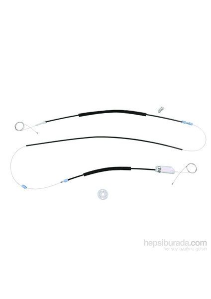 BMW 3 Serisi E46 Coupe Cabrio Convertible 1999-2007 51338229105 İçin Sol Kapı Cam Kriko Tamir Seti