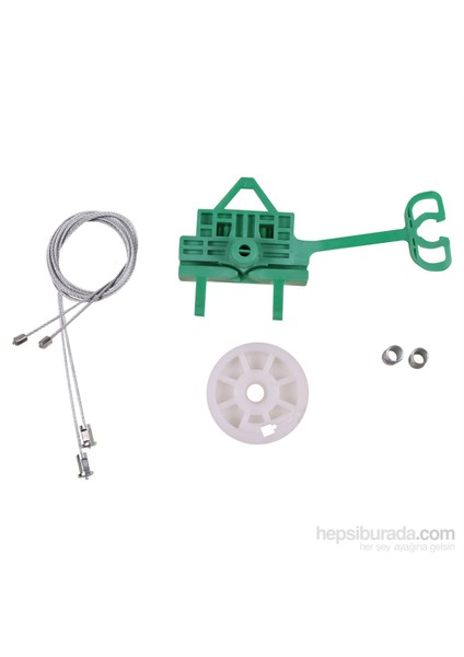 Fiat Linea 323 110 2007-2018 51892560 İçin Elektrikli Ön Sağ Kapı Cam Kriko Tamir Seti