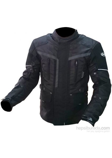 7152 Touring Motosiklet Montu (Siyah)