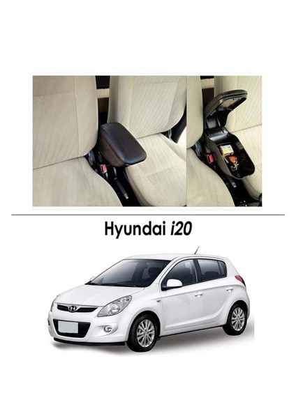 Bylizard Hyundai İ20 Kol Dayama Kolçak Siyah - Araca Özel