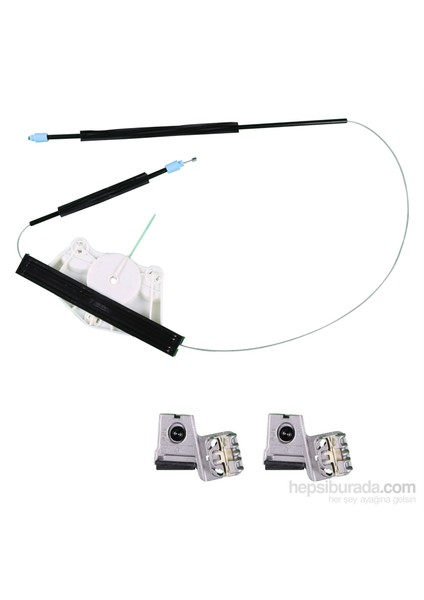 VW Golf MK4 Jetta Bora A4 1J 4/5 Kapı 1JM898461 İçin Sol Ön Cam Kriko Metal Klipsli Tamir Seti