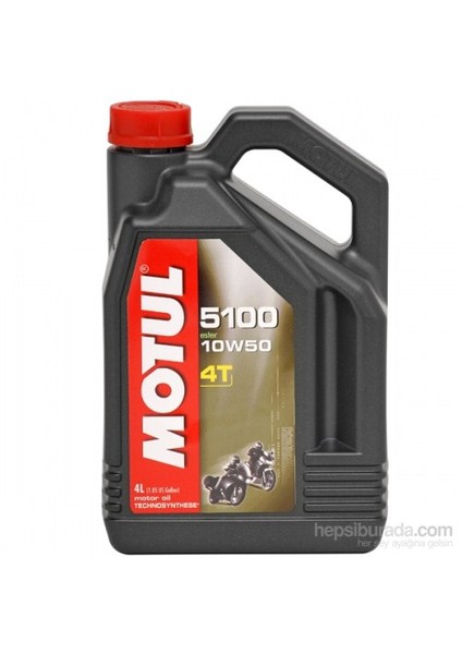10W50 Motosiklet Yağı 4 Litre 5100