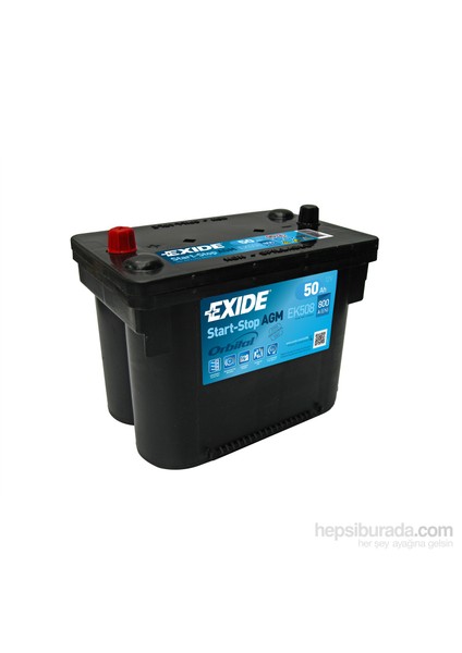 12V 50Ah 800Cca Agm Orbital-Exide