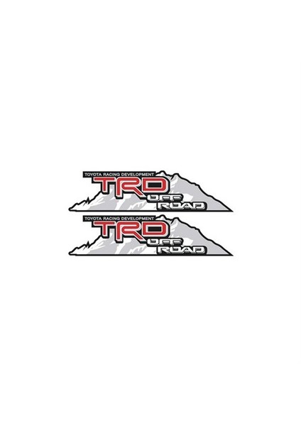 Sticker Master Toyota Jeep Trd Sticker Off Road Oto Motor Pc Etiket