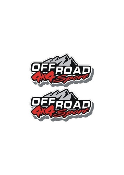 Sticker Master 4X4 Off Road Kapı Sticker Oto Motor Pc Etiket