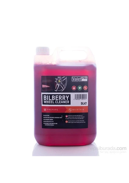 Valet Pro Bilberry Wheel Cleaner - Konsantre Ph Nötr Jant Temizleyici 5 L