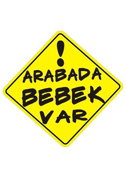 Sticker Master Arabada Bebek Var Oto Motor Pc Etiket
