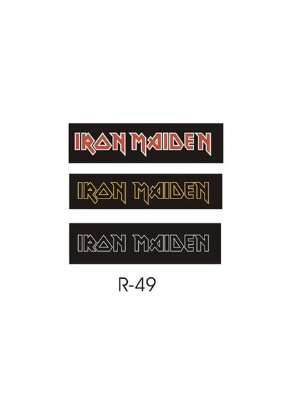 Sticker Master İron Maiden Sticker Oto Motor Pc Etiket
