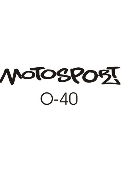 Sticker Master Motosport Sticker Oto Motor Pc Etiket
