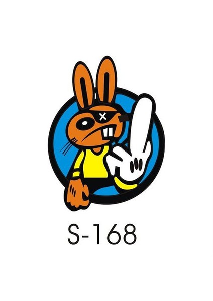 Sticker Master Tavşan Sticker Oto Motor Pc Etiket