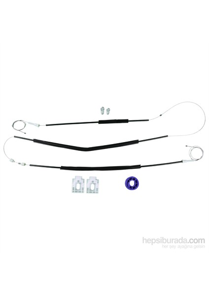 Audi A3 MK1 8L 8L1 1996-2003 4/5 Kapı 8L4837461 İçin Elektrikli Ön Sol Kapı Cam Kriko Tamir Seti