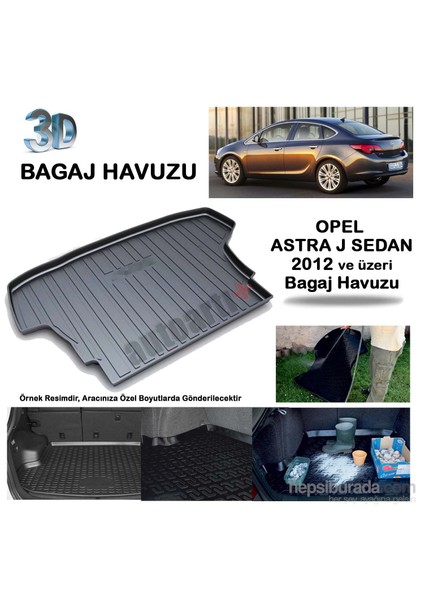 Opel Astra J Sedan Bagaj Havuzu-9007641