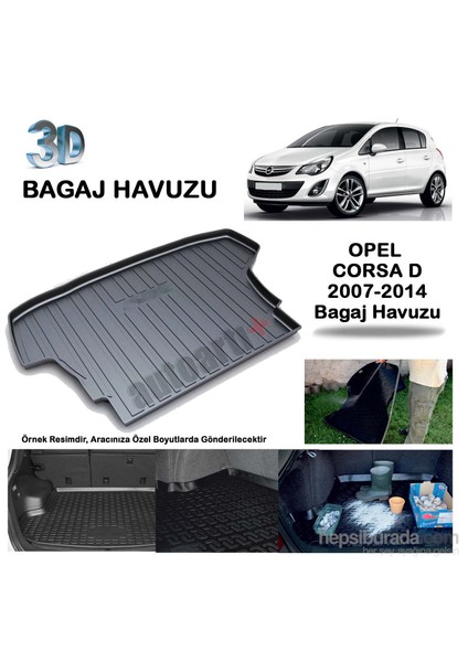 Opel Corsa D Bagaj Havuzu-9007644