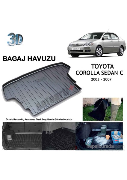 Toyota Corolla C Bagaj Havuzu 2003/2007-9007720