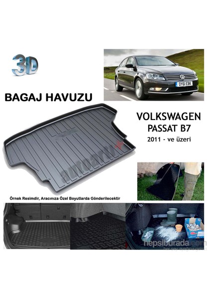 Volkswagen Passat B7 Bagaj Havuzu-9007739