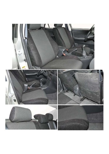 Citroen C3 Siyah renk Araca özel Oto Koltuk Kılıfı
