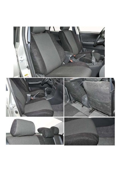 Hyundai i20 siyah renk araca özel oto koltuk kılıfı