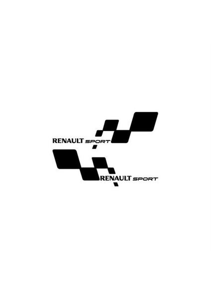 Sticker Master Renault Sport Sticker Oto Motor Pc Etiket