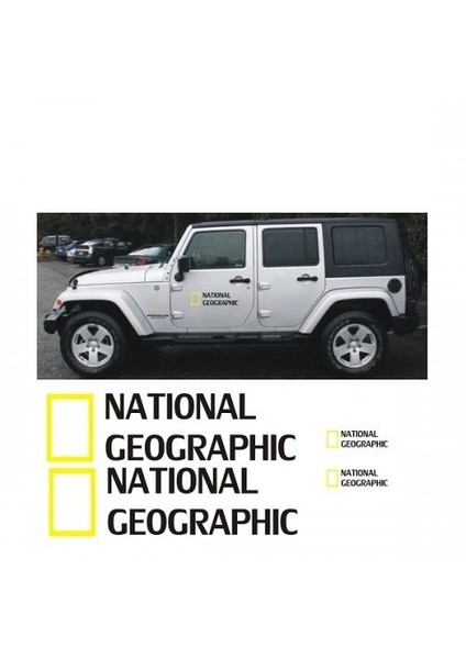 Sticker Master National Geographic Sticker Set Oto Motor Pc Etiket