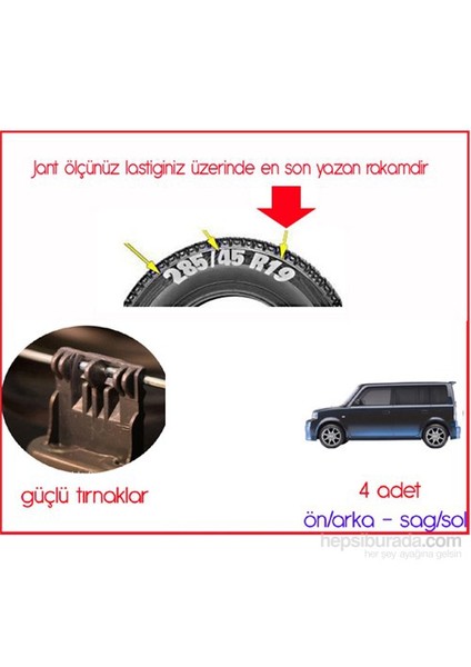 Racing 15 İnç Jant Kapağı Seti 268816