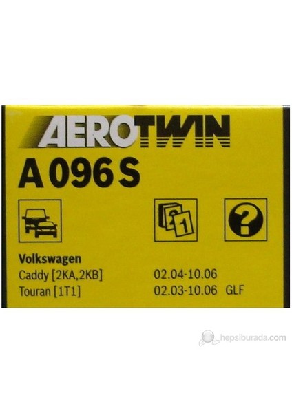 Volkswagen Caddy 2004-2006 OEM Silecek Aerotwin 600 mm+450 mm