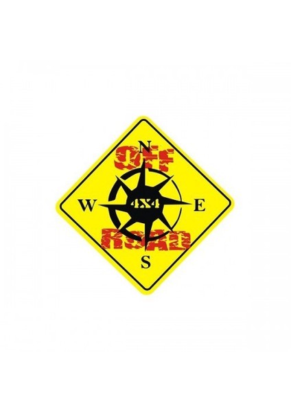 Sticker Master Pusula Off Road Sticker Oto Motor Pc Etiket