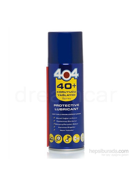 40+ Koruyucu Yağlayıcı Sprey 200 Ml.