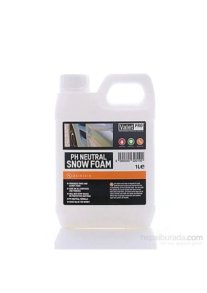 Valet Pro pH neutral Snow Foam - Konsantre Ph Nötr Yıkama Köpüğü 1 L