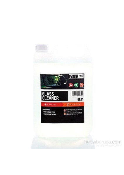 Valet Pro Glass Cleaner - Cam Temizleme Sıvısı 5 L