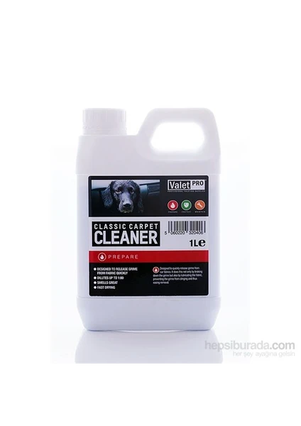 Valet Pro Classic Carpet Cleaner - Konsantre Taban ve Koltuk Temizleyici 1 L