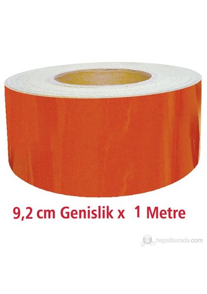 ModaCar 9,2 cm Genişlik X 1 METRE TURUNCU Fosfor Şerit 54d088