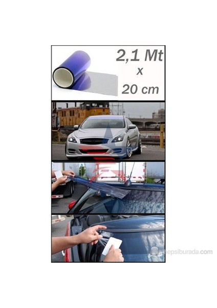 MAVİ-AYNALI Ön Cam Güneşlik Filmi 551115m