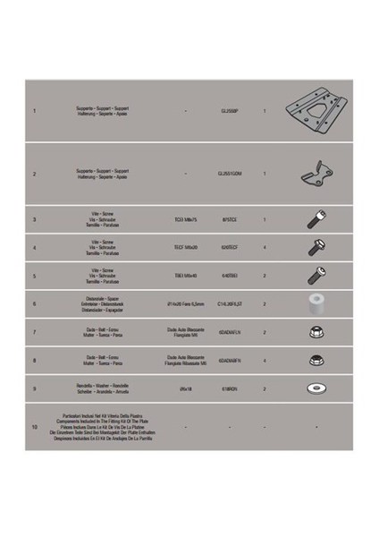 Gıvı Sr6105 Kymco Super 8 125 (13-15) Arka Çanta Tasıyıcı indirimleri