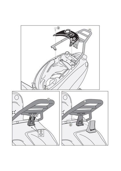 Gıvı Sr5608cr Pıaggıo Vespa Prımavera 50-125 (14-15) - Sprınt 50-125 (14-15) Arka Çanta Tasıyıcı modelleri