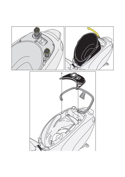 Gıvı Sr5608cr Pıaggıo Vespa Prımavera 50-125 (14-15) - Sprınt 50-125 (14-15) Arka Çanta Tasıyıcı fırsatları