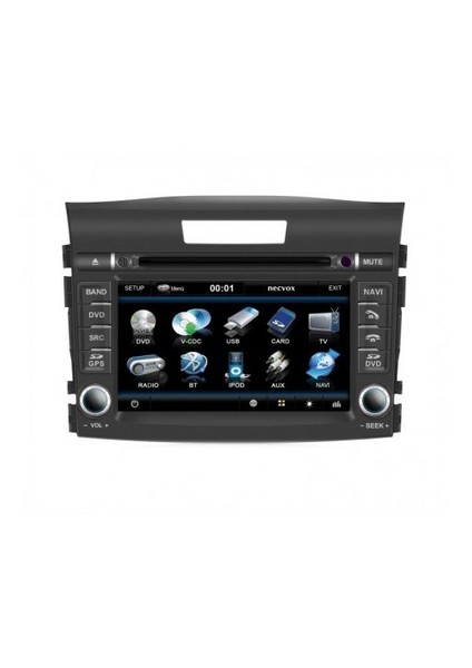 Dva 9957 Hd Honda Crv 2012 Black Edition 7 Inch Navigasyonlu Multimedya