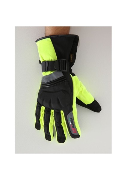 22 Kışlık Su Geçirmez Soft Korumalı Yeşil Eldiven