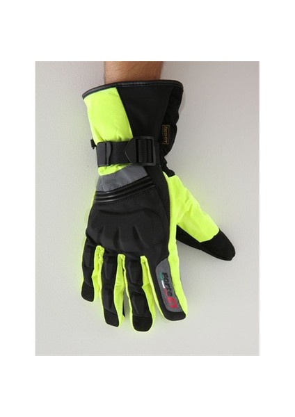 22 Kışlık Su Geçirmez Soft Korumalı Yeşil Eldiven