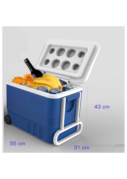 TEKERLEKLİ 38 Litre Polikarbon Buzluk+Termos 948808 fiyatları