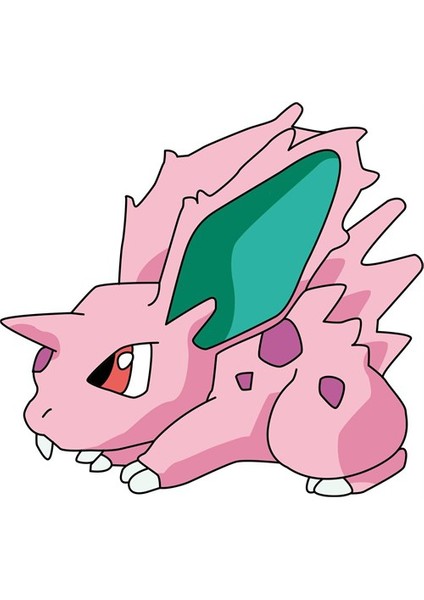 Pokemon Nidorino Sticker Oto Motor Pc Etiket