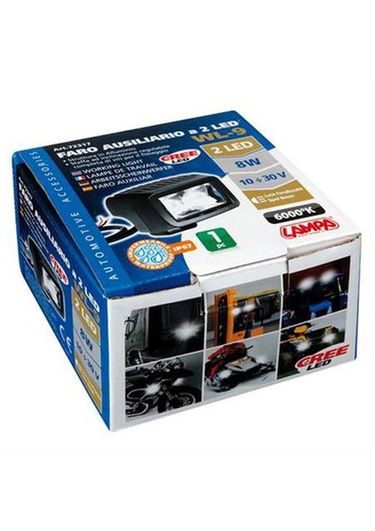 Cree 2 Led WL-9 Su Geçirmez 6000K 520 Lumen Sis Farı 72317