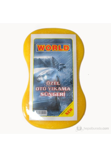 Oval Oto Süngeri Büyük boy (sarı) 20071