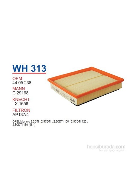 OPEL MOVANO 2.8 DTI Y.M Hava Filtresi OEM NO: 4405238